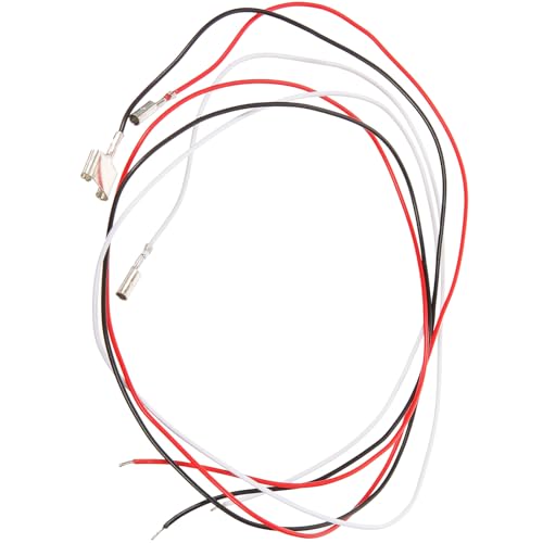 Garneck 3 Cables para Tocadiscos Conectores de Plástico Cables de Fonógrafo Estéreo Resistentes y Duraderos Líneas de Datos para Cápsulas de Fono Ideales para Uso Tocadiscos y
