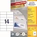 Produktbild AVERY Zweckform Universal-Etiketten 105x42,3 mm VE=3080 Stück weiß