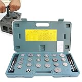 JubilantJive Carbide Valve Seat Reamer Kit (25 Pcs), Valve Seat Repair Tool, with Storage Box/Easy to Carry Store, Tool Holder Diameter: 6.6/7/8 Mm, for Various Models Car Repair,25pcs