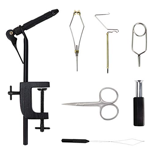 Scientific Anglers Deluxe Fly Tying Kit with Vise, Materials, Tools, Hooks, and Instructional DVD in Travel Case - Thumbnail 4