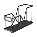 Design de garde-corps surélevé : cet organisateur sous évier dispose d'une structure avec parapet surélevé qui empêche les objets de glisser et de se renverser, tout en gardant la zone de stockage ordonnée et fonctionnelle dans des environnements humides comme les cuisines ou les salles de bains, améliorant le confort quotidien avec son design pratique