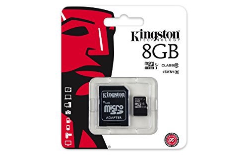 Price comparison product image Kingston SDC10G2 / 8GB 8 GB UHS Class 1 / Class 10 Flash Memory Card (microSDHC to SD Adapter Included)