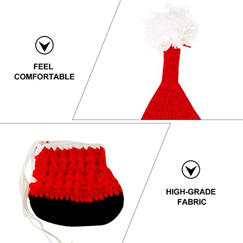 BESPORTBLE 1 conjunto adorável de fantasia de Natal para bebês - roupas de bebê tricotadas à mão par