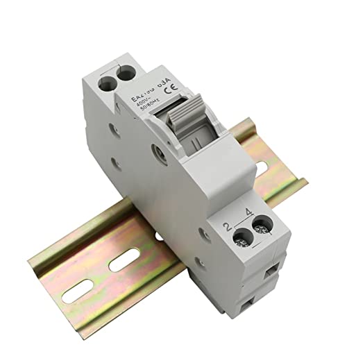 Disjoncteur Rail Isolant MTS 40A avec double alimentation manuelle 1 pôle - 3