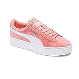 rosa turnschuhe reinigen Angenehmer Tragekomfort Puma Damen Vikky Stacked Sd Sneaker, Rosa (Peach Bud-Puma White 07), 38 EU