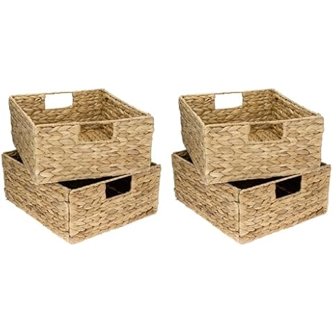 Paniers de rangement HMF en jacinthe d'eau Cover