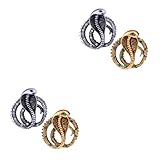 Broche épingle serpent : décorée avec un design, elle a l'air brillante, délicate et décente.