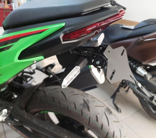 Support de Plaque Multiposition et Rabattable pour Ninja 500 2024