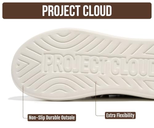 Image of Project Cloud Canvas Platform Loafers for Women Boat Shoes for Women (Dana) | Canvas Womens Sneakers with High Density SmartFoam Insole Womens Shoes - Lightweight Womens Sneakers Women Footwear