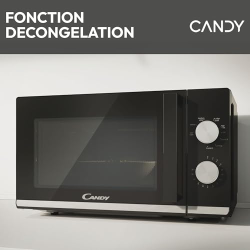Candy Moderna CMG20TNMB Four Micro ondes Fonction Gril Fonction Décongélation 20 litres Plateau Tournant 24 5cm & - vue 5