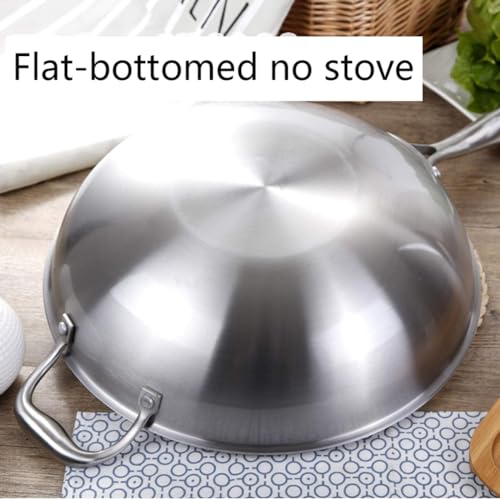 Wok de Acero Inoxidable con Tapa 34 cm miniatura 3