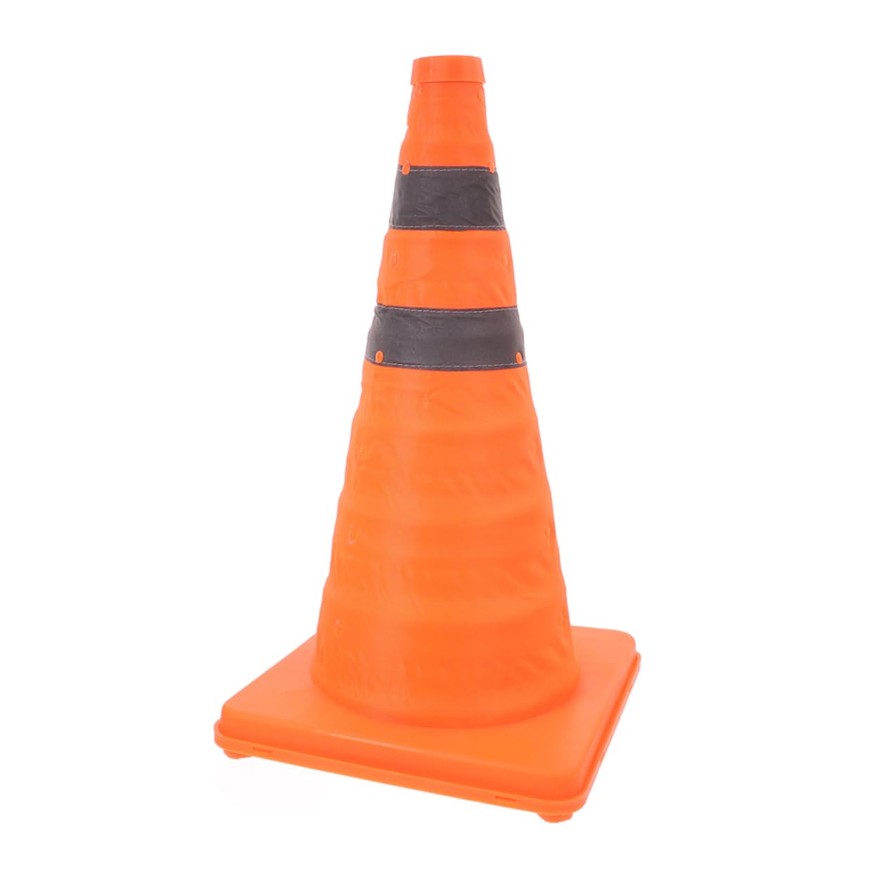STOBAZA Convenient Parking Cone Collapsible Design Easy to Use Sturdy Long-Lasting Safety Traffic Cone for Vehicles