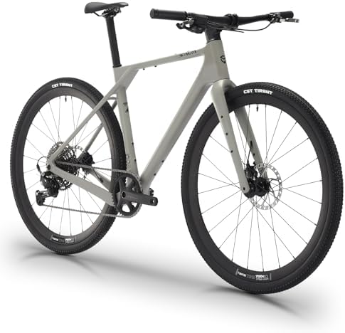 SAVADECK Carbon Gravel Bike - T800 Carbon Frame & Fork | Shimano U6000 11-Speed Groupset | Hydraulic Disc Brakes | 700Cﾗ40mm All-Terrain Tires | Men & Women Road/Off-Road Bicycle (Gray, 53cm)