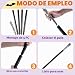 Imagen de Spooktacular Creations Bastón Plateado para Halloween