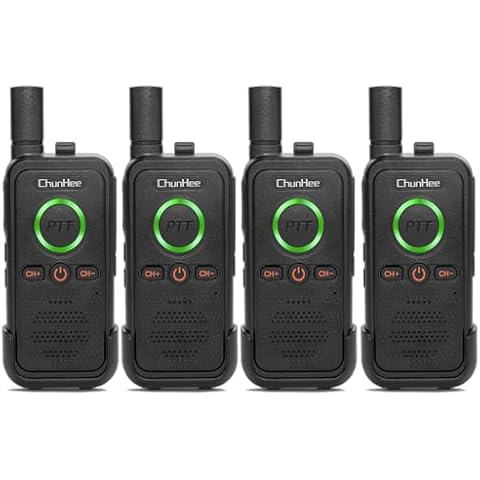 ChunHee Intercoms Wireless for Home- Wireless Intercom System for Elderly/Kids, Home Intercom System Room to Room Communication, 1.5 Miles Long Range Intercom System for Office/Camping/Hiking 4 Pcs Cover