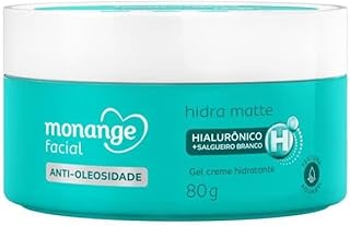 Monange Hidratante Facial Hidra Matte com Ácido Hialurônico e Salgueiro Branco 80g