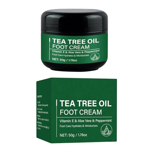 Crema para pies secos 50 g, loción nutritiva para el cuidado de los, crema hidratante natural calmante para pieles ásperas, fórmula reparadora de pies de rápida absorción con efecto hidratante, c