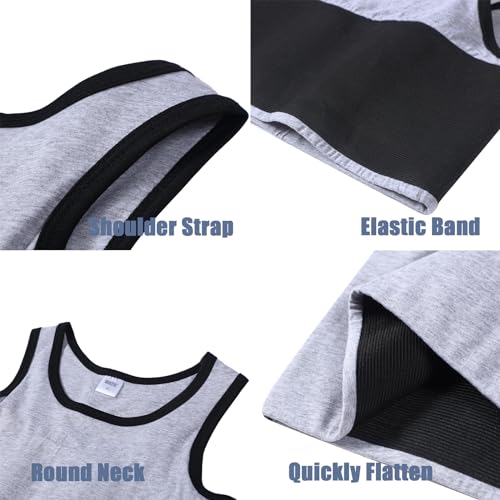 Image of Women Transgender Tomboy FTM Pull On Closure Elastic Chest Binder Pullover Tank Top