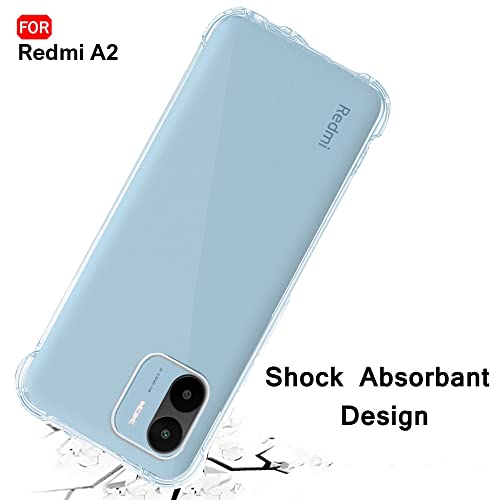 Image of TheGiftKart Crystal Clear Back Cover Case for Mi Redmi A1 / A2 | Shockproof Soft TPU Case | Cushioned Edges for Ultimate Protection Back Cover Case (TPU, Transparent)