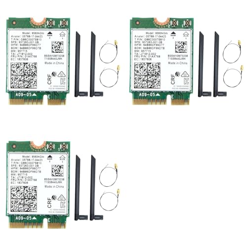 Carte WiFi 9560NGW pour remplacer votre ancienne connexion PC lente