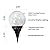 JKIMK Solar Globe Lights Outdoor Waterproof-Solar Balls for Garden-Cracked Glass Ball Solar Lights Outdoor-Solar Orbs for Outside-Outdoor Decorations for Patio and Yard Lawn Backyard Decor