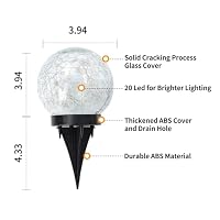 JKIMK Solar Globe Lights Outdoor Waterproof-Solar Balls for Garden — image 3