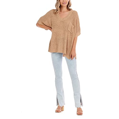 Image of Mud-Pie Women's Women's Theo V-Neck Sweater