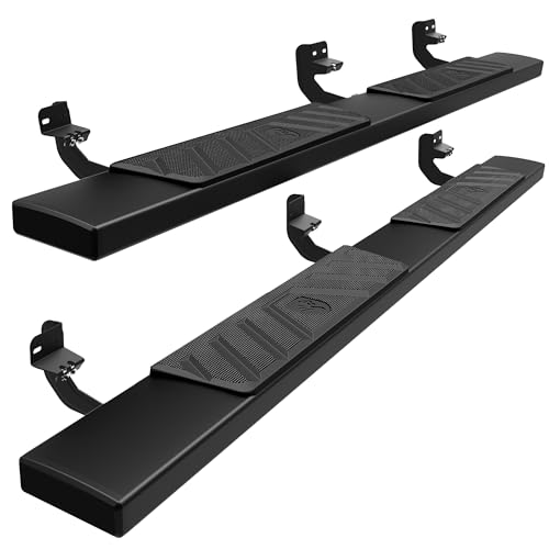Tyger Auto TG-RS6D60038 6 Inch Riser Running Boards Compatible With 2009-2018 Dodge Ram 1500; 2019-2024 Classic | Quad Cab | Tg-Rs6D60038 | Side Step Rails Nerf Bars cover