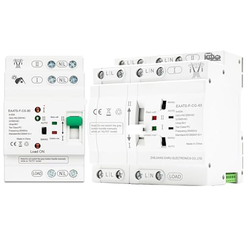 Interrupteur de transfert automatique pour éviter les pannes de courant avec l'ATS 2P 63A AC 220V