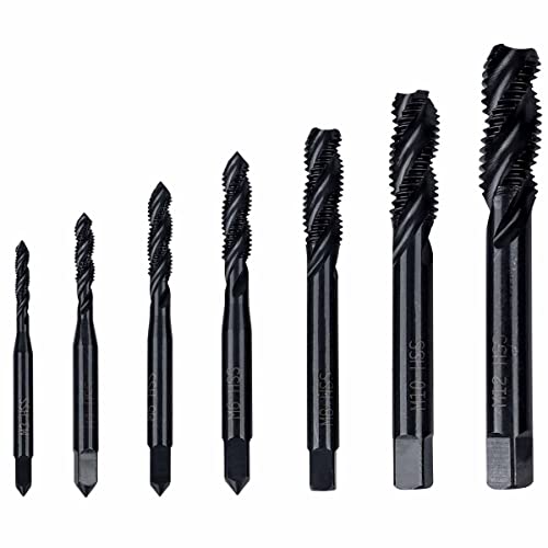 Treki 7pcs HSS Maschi Filettatura Vite Nitruro