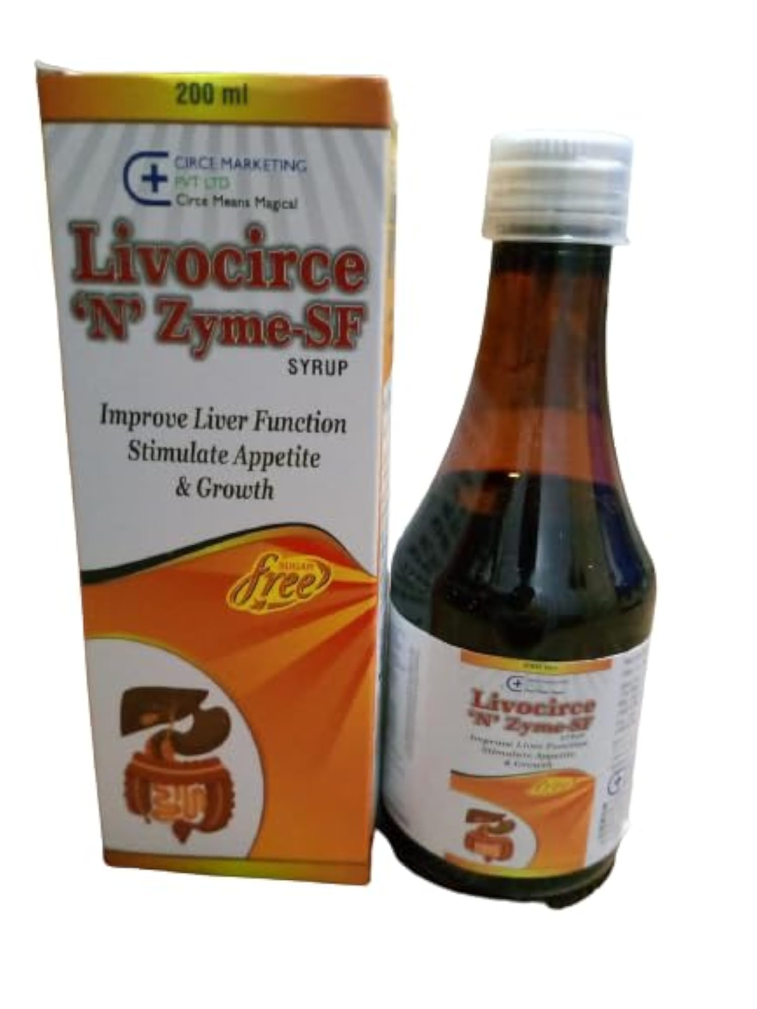 CIRCE MARKETING Livocirce 'N' Zyme-SF Syrup, 200ml