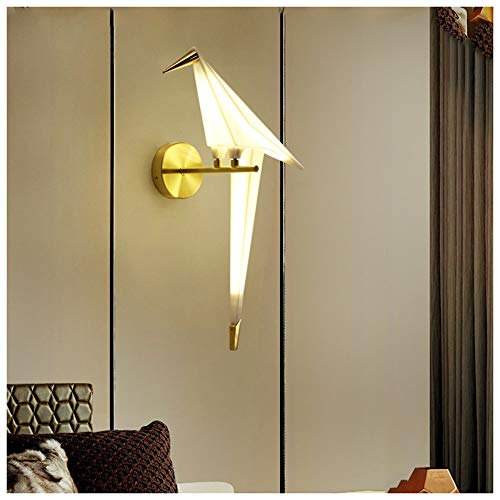 8W Luz Calida LED Apliques de Pared, Lámpara de Pared Interior Moderno Creativo Design Forma de Pájaro Lámparas de Pared Luces Nocturnas para Niños Cuarto Dormitorio Cabecera Sala Pasillo Escalera