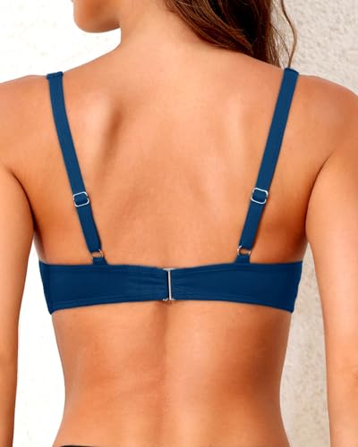 Image of Yonique Women Underwire Bikini Top - 2026 Push Up Swimsuit Tops Padded Bra Bahting Suit