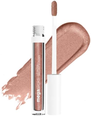 wet n wild Mega Slicks Lip Gloss | Long Lasting | Hyaluronic Acid | High Shine | Bronzed Berry