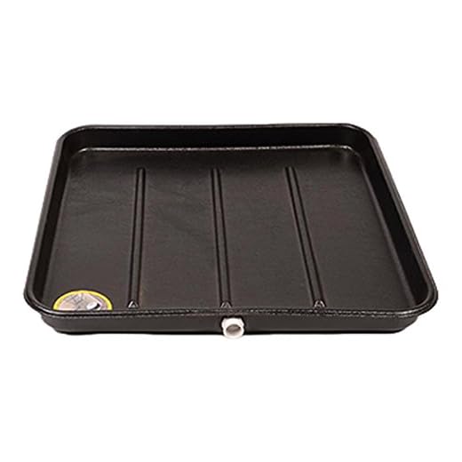 DiversiTech 6-2626L Drain Pan, Plastic, 26" x 26", Large