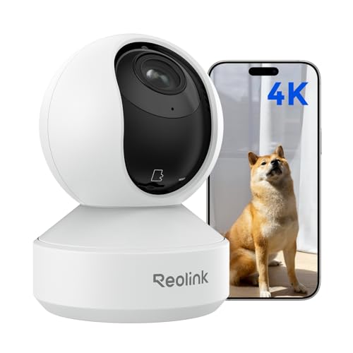 Reolink ペットカメラ 4K 3倍光学ズーム 5GHz WiFi 6対応 見守りカメラ...