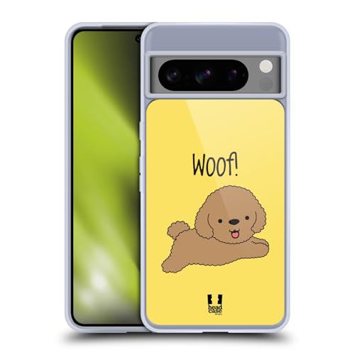 Head Case Designs Poodle Happy Puppies �W�F���P�[�X [�~���^���[�O���[�h�ی�] Google Pixel 8 Pro�Ή�