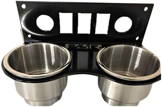 Fits Honda Pioneer 700 Cup holder/switch panel w/JUMBO stainless steel cups