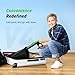 isinwheel V4 Electric Skateboard with Remote, 250W Peak Power, 9 MPH Top Speed, 4.4 Miles Max Range, 110 Lbs Max Load, Skateboard for Kids with Ambient Light