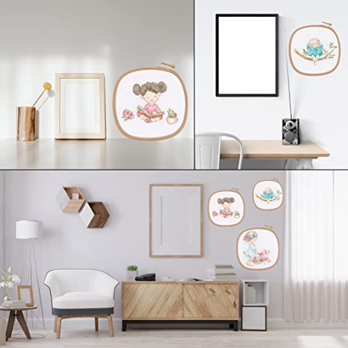 Image of Maker Susan Giant Size (16 inch X 16.5 inch) (XXX-Large) Beechwood Square Embroidery Hoop, Cross Stitch Hoop and Frame, Punch Needle and Quilting Hoop for Embroidery, Cross Stitch (Giant Size)