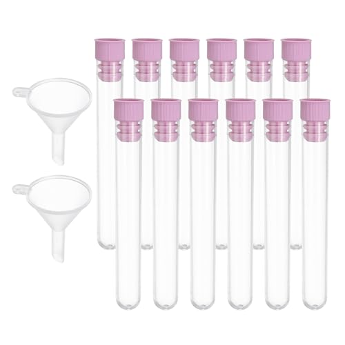 Tubes à essai plastique PATIKIL anti-casse pour ranger les perles sans perdre vos pièces