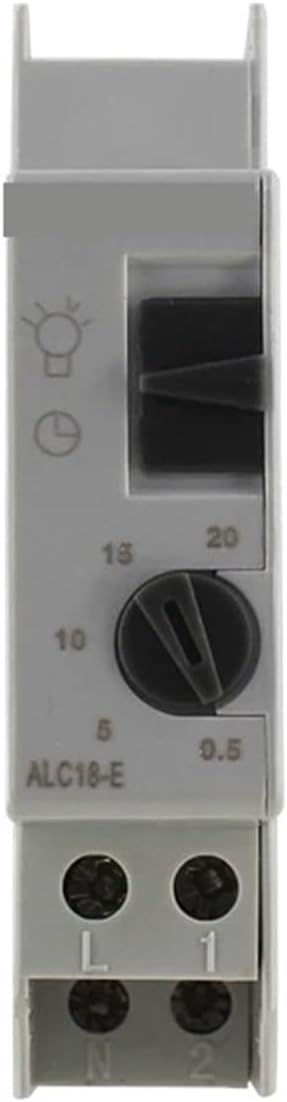 Rail Stair Light Timer Switch, 20 Minutes, 220V, 16A, ALC18-E, ALC18