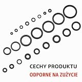 YIXISI 420 Sztuk 24 Rozmiarów Zestaw Asortymentowy Czarnych O-ringów, Metryczne O-ringi z Gumy Nitrylowej, do Uszczelnienia Podkładki Wodociągowej i Automatycznej Szybkiej Naprawy