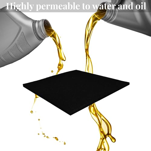 FEICHANGHAO 2 Pack 22'' Square No Splatter Pad, Oil Drain Splash Pad Fits Most Oil Drains Anti Splash Oil Change Mat for Car Changing Oil Transmission Drain Pan by FEICHANGHAO - Used condition - Image 5