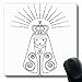 Produktbild Luancrop Mousepads Unsere Basilika-Dame Aparecida Nossa Senhora Pure Blessed Virgin Mary Brazil Brazilian Design rutschfeste Gaming-Mausunterlage Längliche Gummimatte