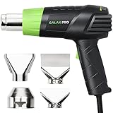 Galax Pro Heat Gun 12.5Amp Hot Air Gun Kit Variable Temperature Control with 2-Temp Settings 4...