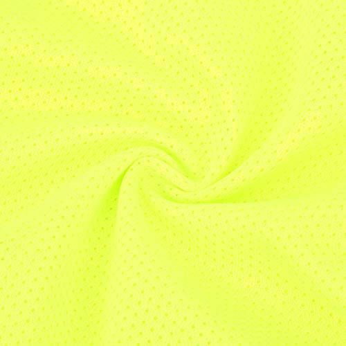 Children Football Training Vest Breathable Mesh Set 12 Small Fluorescent Green Size2