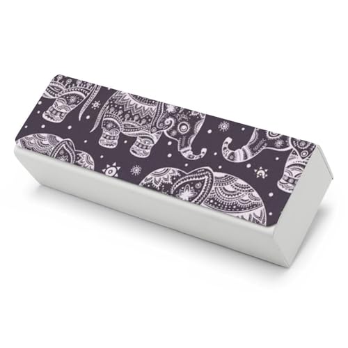 Étui à lunettes homme femme boîte de protection de soleil motif éléphant