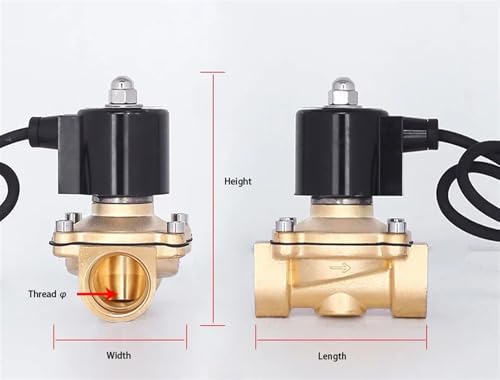 Électrovanne 24v AC normalement fermée IP68 de 2 pouces pour immersion - 6