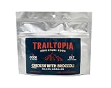 Trailtopia's Best Instant Ramen for Camping - Low Sodium, Dehydrated Meal with Premium Chicken Flavored Noodles | Amazing Taste | Quick Prep | Lightweight | Camping Food for Backpacking